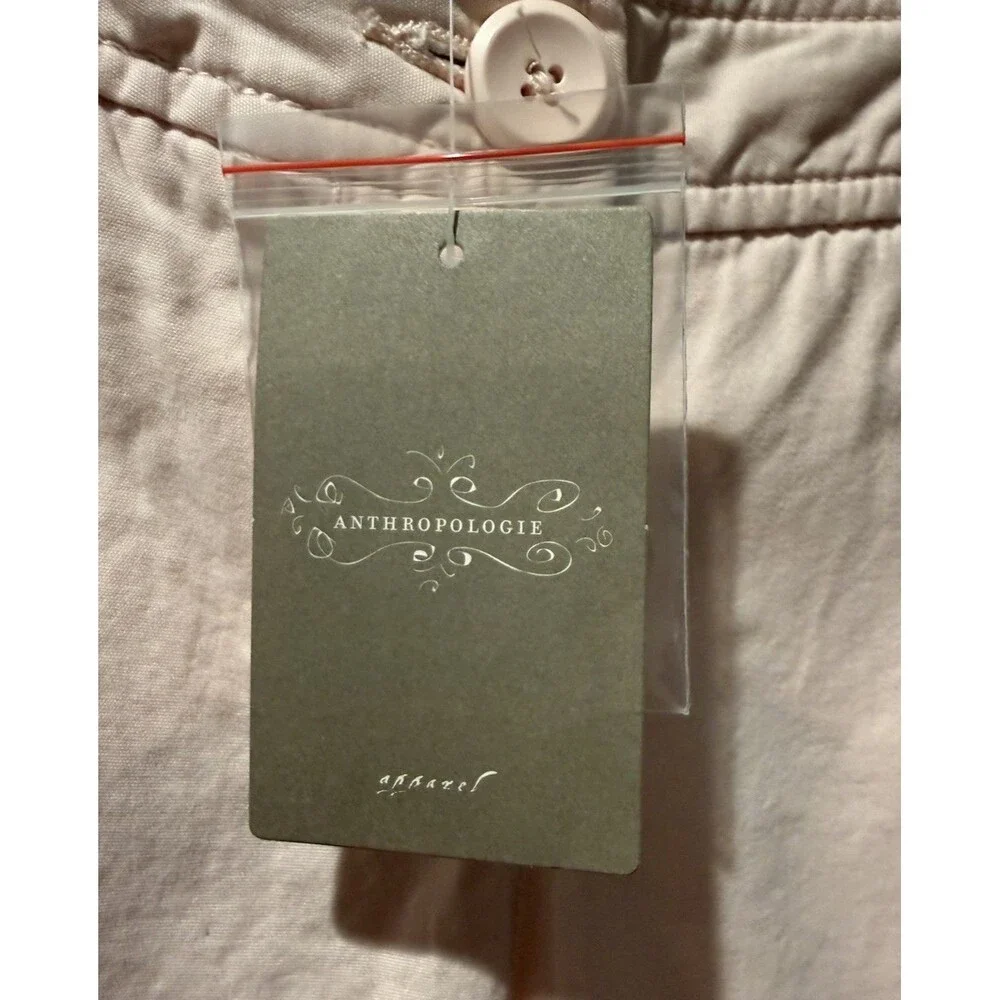 Anthropologie Charley & Robin Pink Rose Bermuda Cargo Shorts Size 2 NWT - Picture 6 of 8